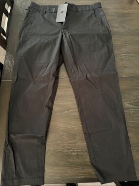 Fabletics Men's Black Dress Pants - Tailored Straight Fit